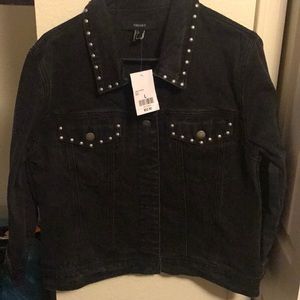 Brand new black Jean jacket
